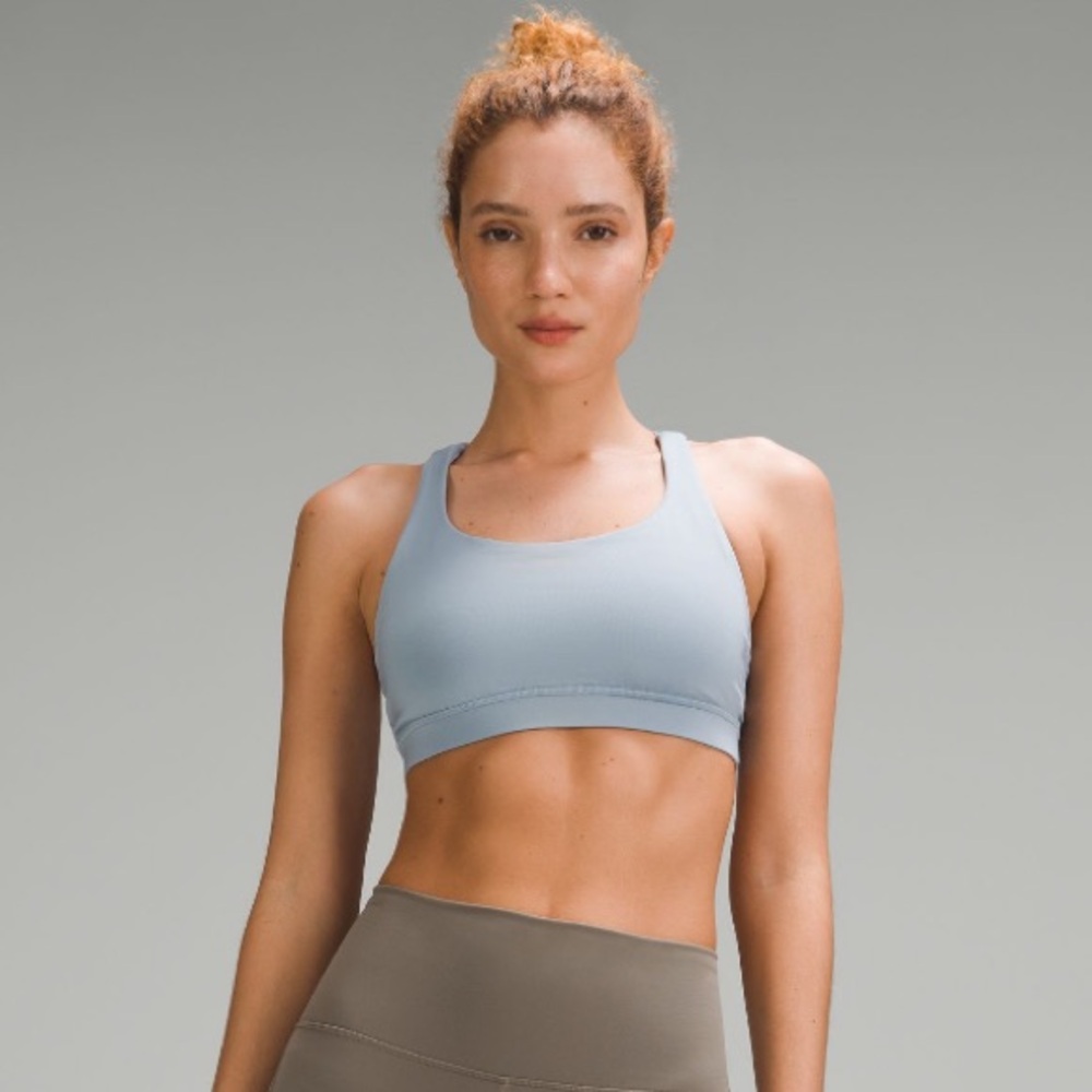 Lululemon Energy Bra size 2 in concrete blue